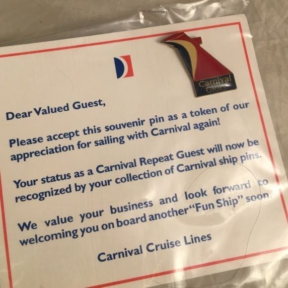 Carnival Cruise Line GLORY Collectors pin NIP - Picture 2 of 3
